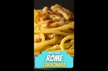 Best Italian Food: Carbonara In Rome #shorts