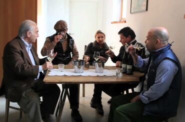 Tasting Whites at Kofererhof Winery in the Far North of Italy