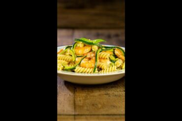 Fusilli zucchine e gamberetti #shorts