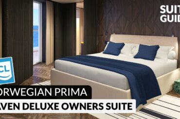 Norwegian Prima | H3 The Haven Deluxe Owner's Suite with Large Balcony Virtual Tour 4K | NCL PR1MA