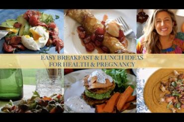 HEALTHY BREAKFAST & LUNCH IDEAS: What We Eat in a Week for My Husband's Weight Loss & My Pregnancy
