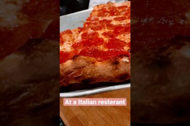 At an Italian restaurant! #shorts #aesthetic #preppy #food