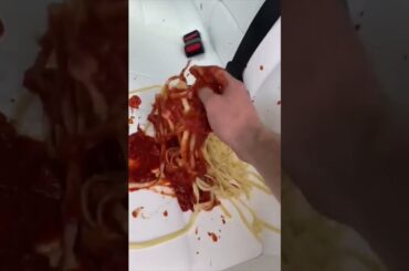 Italian restaurant right on my Tesla seats #shorts