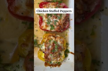 Chicken Stuffed Bell Peppers