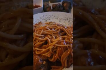 Spaghetti and meatballs. #jamaica #caribbean #italian #restaurant