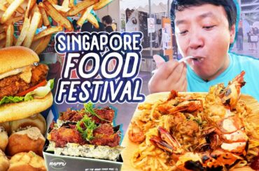 Eating the LARGEST FOOD FESTIVAL in Singapore!
