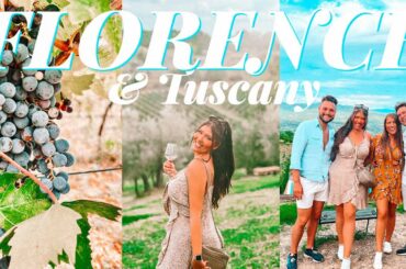 48 hours in FLORENCE & TUSCANY Vlog | Epic Tuscan Wine Tour & Exploring Florence