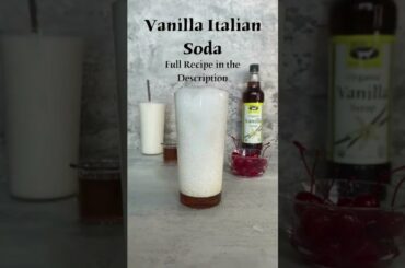 Vanilla Italian Soda #Italiansoda #soda #creamsoda #drinks #trending
