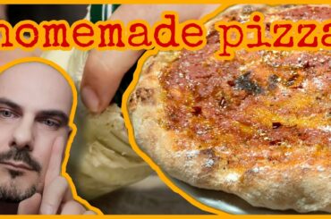 Maxi Pizza Crispy Outside, Soft Inside with Pressurized Dough in Jar and Fast Cooking