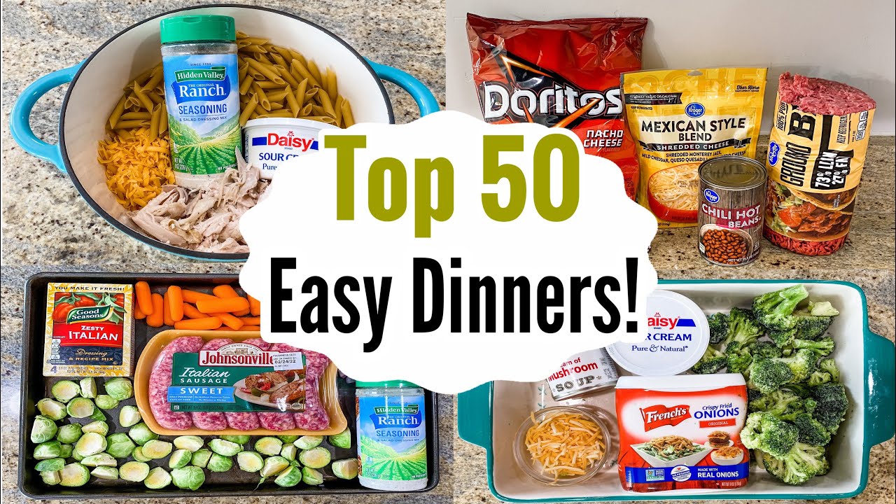What's For Dinner? 50 of the BEST Quick & EASY Recipes! | Tasty CHEAP Meal Ideas | Julia Pacheco What's For Dinner? 50 of the BEST Quick & EASY Recipes! | Tasty CHEAP Meal Ideas | Julia Pacheco