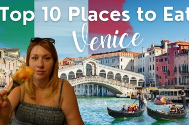Best Restaurants in Venice Italy - Venice Food Tour 2022!