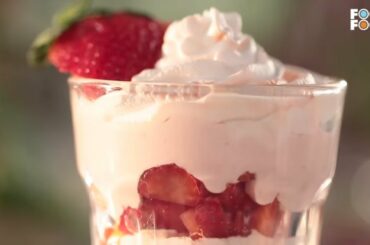 Strawberry Cream & Coffee Pannacotta - a heavenly dessert | FoodFood
