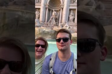 Suffering Through More Horrible Selfies at Trevi Fountain: Rome, Italy