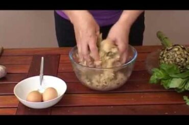 Regional Italian Cuisine Traditional Stuffed Artichokes - part 1 of 2