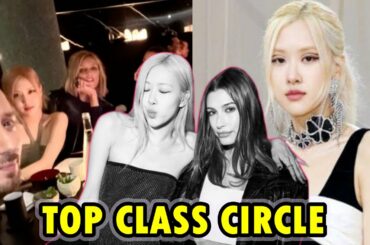 Attend Paris Fashion Week, Rose BLACKPINK Dine with Hailey Bieber and Rosie Huntington!
