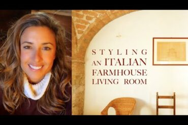RENOVATING A RUIN: Decorating a Cosy Italian Farmhouse Living/Dining Room in Tuscany, Italy (Ep 13)