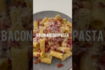Bacon Egg Pasta RECIPE