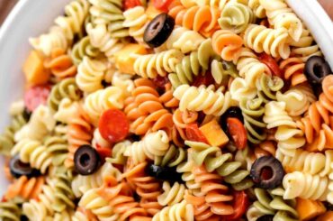 School Lunchbox Ideas | Italian Pasta Salad With Cocktail #shorts