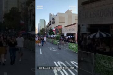 Street Dining Little Italy San Diego
