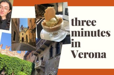 eating around Verona in 3 minutes | Verona travel vlog 2022