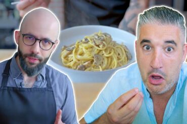 Italian Chef Reacts to CARBONARA ANYTHING by @Babish Culinary Universe