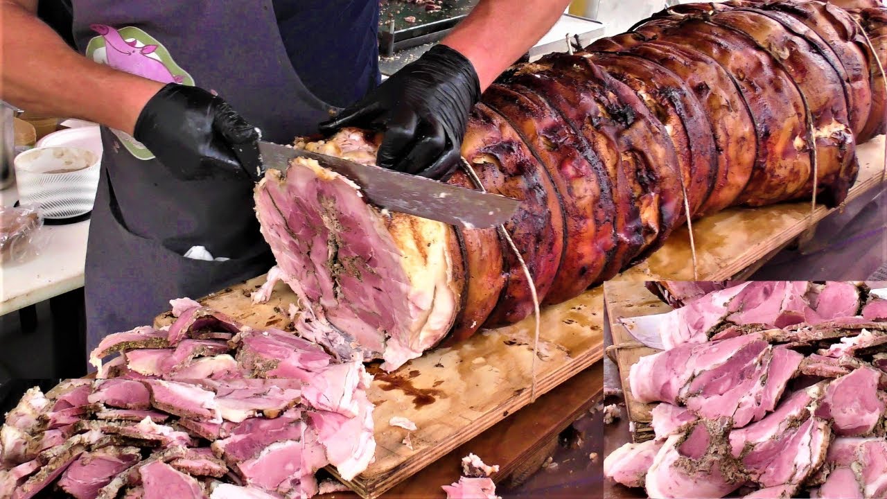 Street Food Festival of Italy. 'Porchetta' , 'Farinata' , 'Burrola' , 'Arrosticini' Street Food Festival of Italy. 'Porchetta' , 'Farinata' , 'Burrola' , 'Arrosticini'