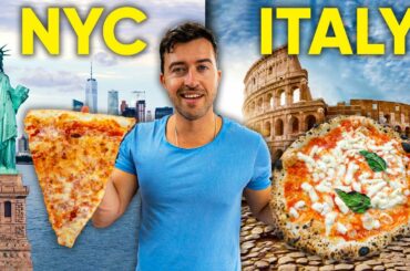 I Flew from NYC to ITALY to Compare Pizza (NYC vs Naples)
