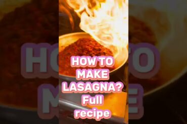 How to make lasagna? Full recipe from Modo Mio Pacific Palisades