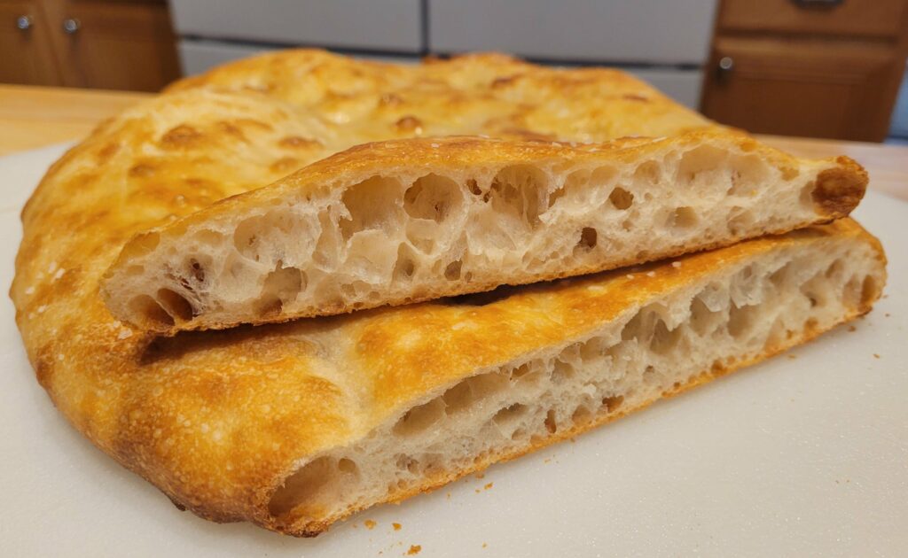 Pizza Bianca inspired by a fantastic visit to Rome.