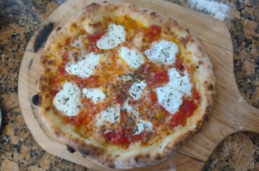 Margherita. Getting closer to feeling happy with my pizzas.