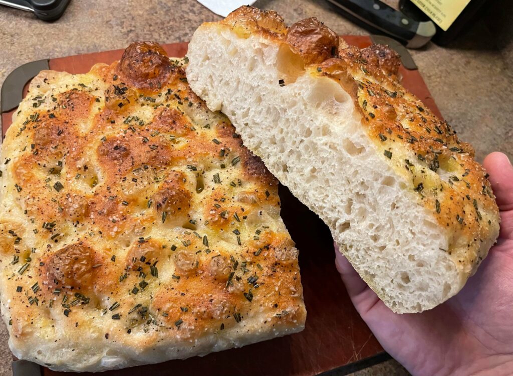 Garlic Rosemary Focaccia!