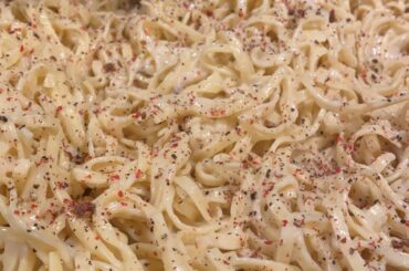 My first attempt at cacio e pepe