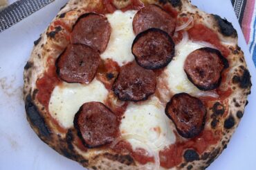 Got a roccbox for Father’s Day and this is my first attempt at using my own dough! Used the 24hr recipe from Ken Forkish’s book. LONG journey ahead of myself.