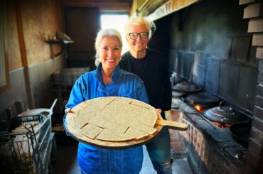 Testaroli - widely regarded as the first ever pasta recipe. Annette Joseph visits Alessandra in her kitchen in the Lunigiana region of Tuscany. See the video in the comments for the full recipe...