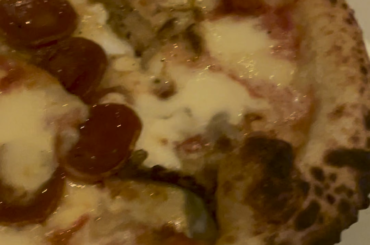 Pepperoni, Anchovies, and bacon & green pepper. 00 Caputo 62% hydration, starter and compressed yeast