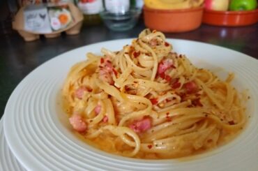homemade carbonara