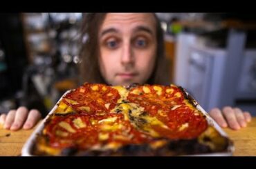 Would You Try This Lasagna Hack? Mushroom and Roasted Tomato Lasagna #vegan