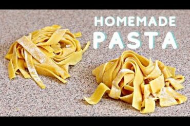 Homemade Pasta NO MACHINE + Recipe