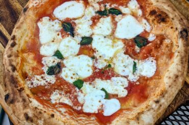 Margheritas in Stoke oven, only a quick 4hr dough with Caputo Blue flour