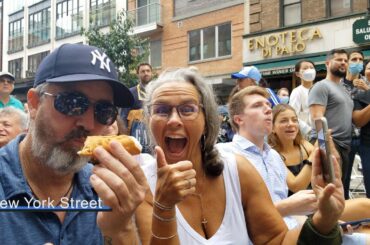 Cannoli Eating Contest Little Italy New York September 17th 2021