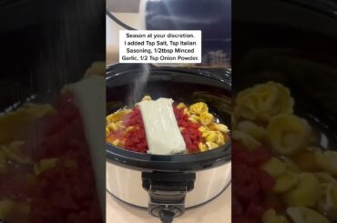 Crockpot Italian Cheese Video by tinaholbrookscott #Shorts