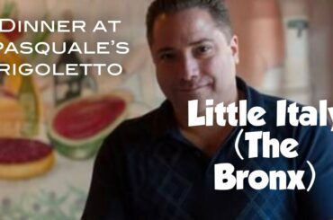 Eating at Pasquale’s in Little Italy (The Bronx): 2311 Arthur Avenue