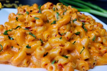 Spicy Pasta Recipe | Spicy Macaroni | Spicy Mac & Cheese | Hot & Spicy Pasta | Masala Pasta