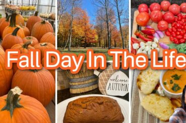 Fall Day In The Life | Italian Pantry Cooking Staples, Tomato Soup, Pumpkin Bread, & Farmers Market!