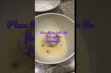 Arancini (Italian Rice Balls) #shorts#arancini#rice