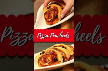 PIZZA PINWHEELS Recipe | Easy & Delicious Puff Pastry Pinwheels #shorts