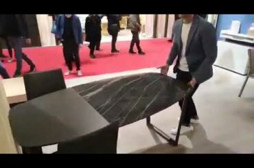 Extendable Dining Table Up to 170 cm in Ceramic Made in Italy - Tremiti