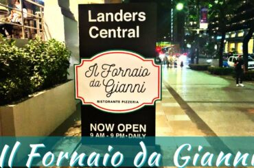 Uptown BGC Philippines Italian Restaurant - Il Fornaio da Gianni #bgc #uptownbonifacio