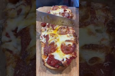You won’t believe the crunch on this pizza garlic bread #shorts #food #cooking
