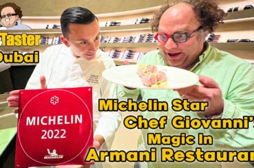 Insane italian food by Michelin star,Chef Giovani at Armani italian restaurant in Burj Khalifa,Dubai